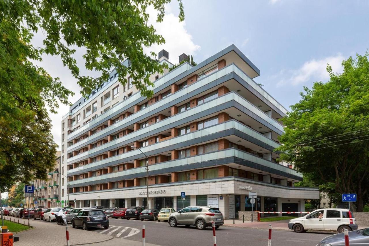 Modern Apartment Near Hilton Warschau Buitenkant foto